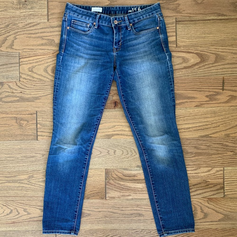 GAP Always Skinny Cropped Jeans 28R Medium Wash
